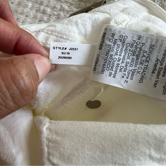 NWT Madewell The Perfect Jean Short in Tile White 32 - Picture 10 of 11